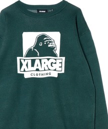yield（イールド）の「【XLARGE】エクストララージ OG CREWNECK KNIT クルーネックニット 101214015001（ニット/セーター）」