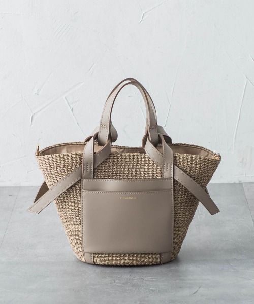 ヴィオラドーロ アバカ レザーポケット トートバッグ 2way 楽天市場】VIOLA d'ORO ヴィオラドーロ MIRO アバカ製 2WAYレザー