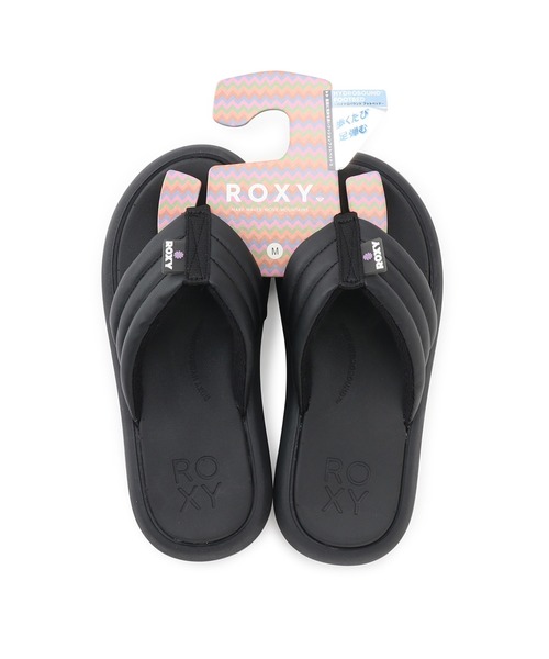 ロキシー] フラットサンダル 高反発フットベットストラップサンダル 