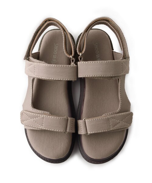 SHOO・LA・RUE（シューラルー）の「◆履き心地柔らか ステッチスポサン（サンダル・レディース・サンドベージュ/ブラック/イエロー/ブルー系その他・25/35/45）」の9枚目の写真