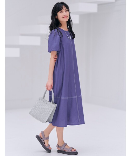 SHOO・LA・RUE（シューラルー）の「◆履き心地柔らか ステッチスポサン（サンダル・レディース・サンドベージュ/ブラック/イエロー/ブルー系その他・25/35/45）」の13枚目の写真