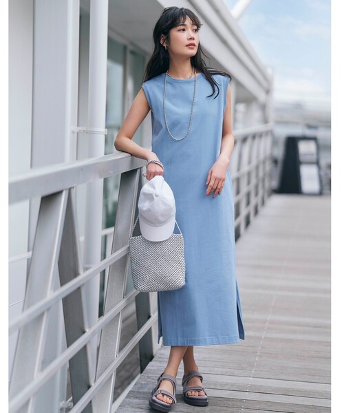 SHOO・LA・RUE（シューラルー）の「◆履き心地柔らか ステッチスポサン（サンダル・レディース・サンドベージュ/ブラック/イエロー/ブルー系その他・25/35/45）」の15枚目の写真