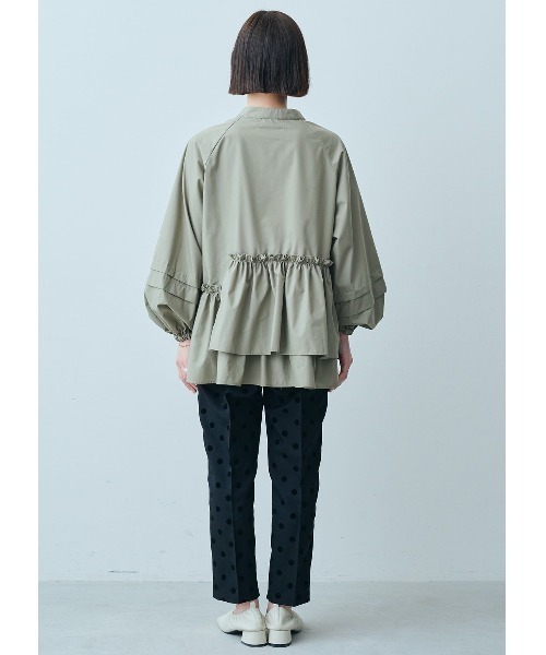 IEDIT(イディット)の「IEDIT フロッキードットプリントのゆるテーパードパンツ(その他パンツ・レディース・ブラック/ブラウン系その他/ネイビー・LARGE/MEDIUM/XX-LARGE/X-LARGE/XXX-LARGE)」の16枚目の写真