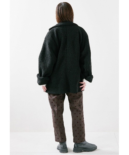 IEDIT(イディット)の「IEDIT フロッキードットプリントのゆるテーパードパンツ(その他パンツ・レディース・ブラック/ブラウン系その他/ネイビー・LARGE/MEDIUM/XX-LARGE/X-LARGE/XXX-LARGE)」の19枚目の写真