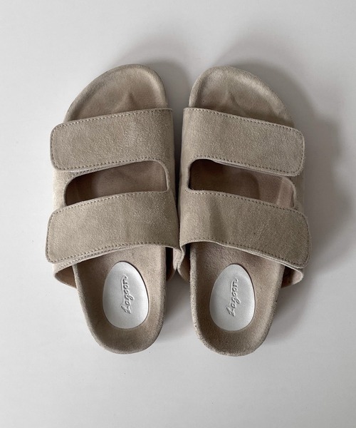 CANAL JEAN（キャナルジーン）の「from Lagoon　スエードダブルベルトサンダル（サンダル・レディース・サンドグレー/ブラウン・37/38/39）」の8枚目の写真