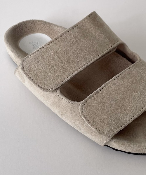 CANAL JEAN（キャナルジーン）の「from Lagoon　スエードダブルベルトサンダル（サンダル・レディース・サンドグレー/ブラウン・37/38/39）」の10枚目の写真