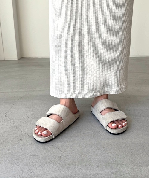 CANAL JEAN（キャナルジーン）の「from Lagoon　スエードダブルベルトサンダル（サンダル・レディース・サンドグレー/ブラウン・37/38/39）」の12枚目の写真