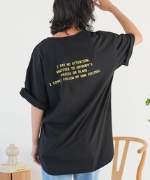 半袖バックプリントTシャツ