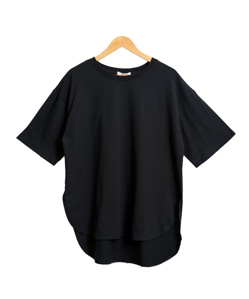 mili an deni(ミリアンデニ)の「半袖バックプリントTシャツ(Tシャツ/カットソー・レディース・オフホワイト/チャコールグレー/ブラック・L/M)」の20枚目の写真