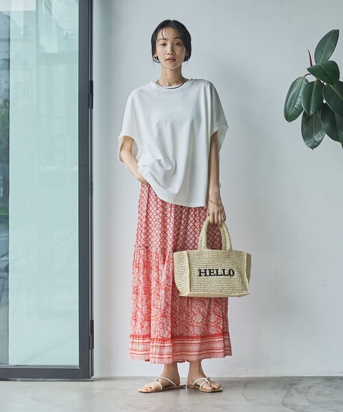 coen(コーエン)の「SARAH TWISTドルマンコクーンプルオーバー(Tシャツ/カットソー・レディース・ブラウン/ベージュ/ブラック/オフホワイト・FREE)」の21枚目の写真