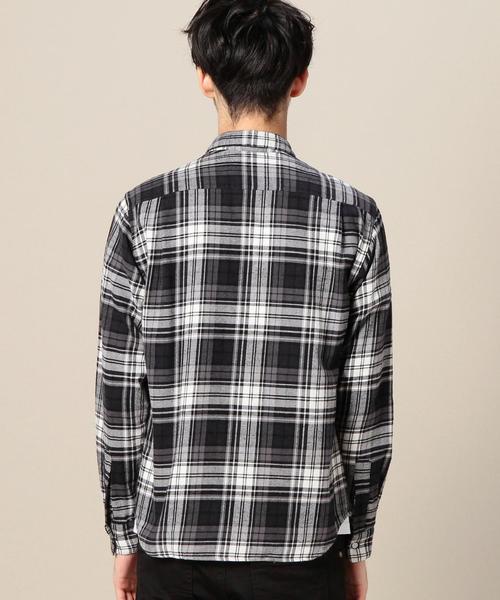 BEAUTY&YOUTH UNITED ARROWS（ビューティーアンドユースユナイテッドアローズ）の「BY チェック ネルシャツ◆（シャツ/ブラウス・メンズ・ホワイト/ブラック/レッド/ネイビー・MEDIUM/X-LARGE/SMALL/X-SMALL/LARGE）」の14枚目の写真