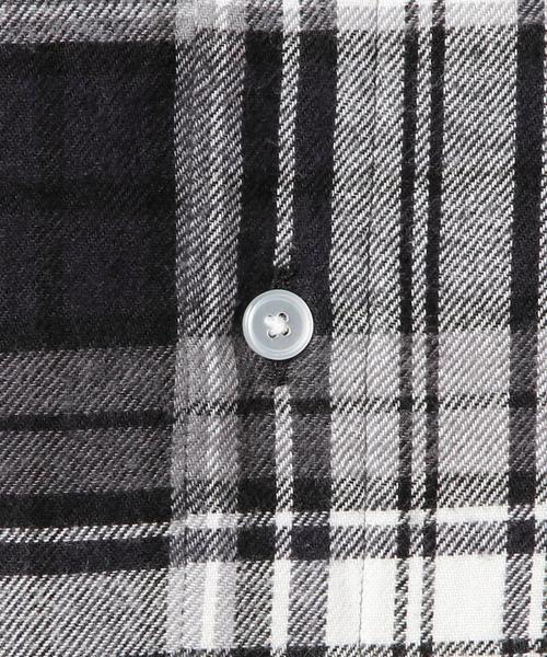 BEAUTY&YOUTH UNITED ARROWS（ビューティーアンドユースユナイテッドアローズ）の「BY チェック ネルシャツ◆（シャツ/ブラウス・メンズ・ホワイト/ブラック/レッド/ネイビー・MEDIUM/X-LARGE/SMALL/X-SMALL/LARGE）」の10枚目の写真