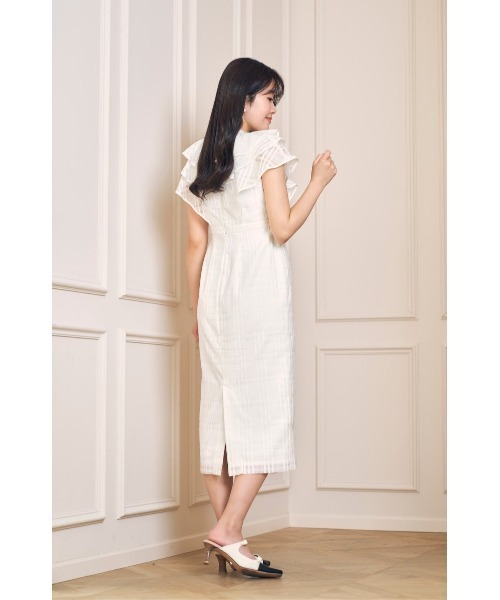 Her lip to（ハーリップトゥー）の「Split Ruffled Check Organza
