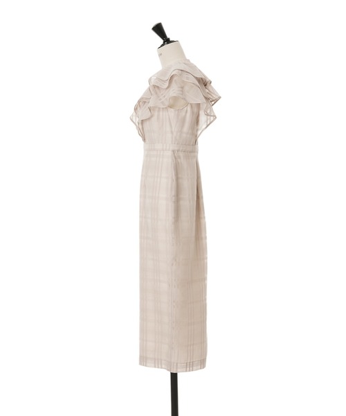 Her lip to（ハーリップトゥー）の「Split Ruffled Check Organza