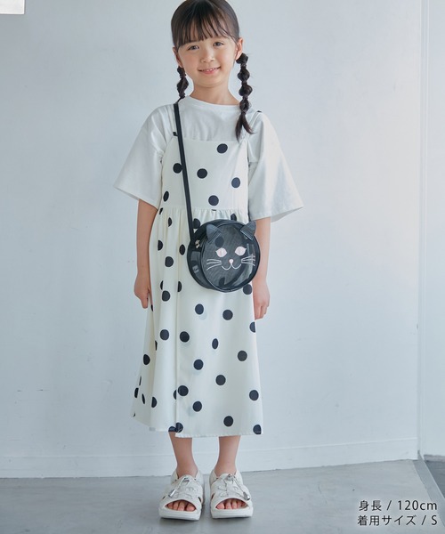 ROPE' PICNIC（ロペピクニック）の「【KIDS】浴衣キャミワンピース/リンクコーデ（浴衣・キッズ・オフホワイト/レッド系その他2/ダークラベンダー/ホワイト系その他5/ピンク系その他・L/M/S）」の17枚目の写真