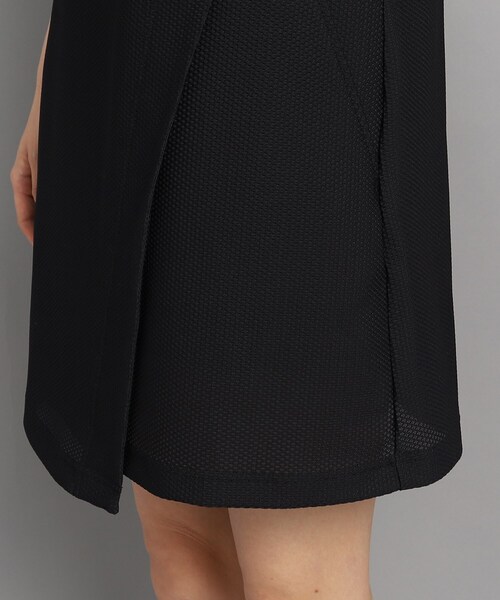 adabat（アダバット）の「◆【UVカット／吸水速乾】刺しゅうロゴデザイン メッシュ調ワンピース（ワンピース・レディース・ブラック・38/40/42/36）」の8枚目の写真