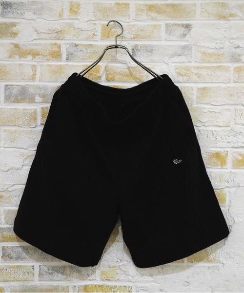 wissty（ウィスティー）の「wissty-ロゴ刺繍スウェットショーツ（スウェットパンツ・メンズ・グレー/ブラック・L/M）」の14枚目の写真