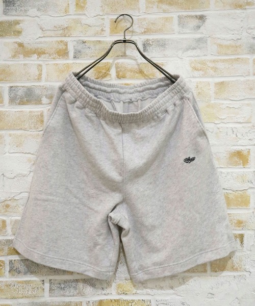 wissty（ウィスティー）の「wissty-ロゴ刺繍スウェットショーツ（スウェットパンツ・メンズ・グレー/ブラック・L/M）」の13枚目の写真