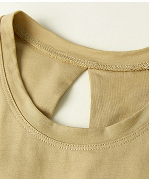 DAY CLOSET（デイ クローゼット）の「レディース バックツイストヨガタンクトップ[トレーニングウェア/ジムウェア/ピラティスウェア]（タンクトップ・レディース・ホワイト/ワイン/ブラック/ベージュ/グレー・L/M/S）」の18枚目の写真
