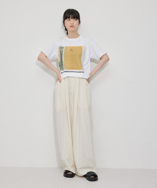 TANGTANG（タンタン）の「【TANGTANG(タンタン)】GASATANG（Tシャツ/カットソー・レディース・ホワイト・S）」の4枚目の写真