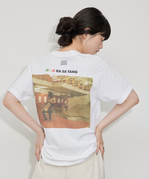 TANGTANG（タンタン）の「【TANGTANG(タンタン)】GASATANG（Tシャツ/カットソー・レディース・ホワイト・S）」の6枚目の写真