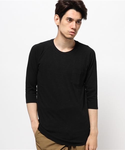 CIAOPANIC TYPY（チャオパニックティピー）の「【oblekt】オブレクトウールブレンド（Tシャツ/カットソー・メンズ・ホワイト/ネイビー/ブラック・LARGE/MEDIUM）」の2枚目の写真