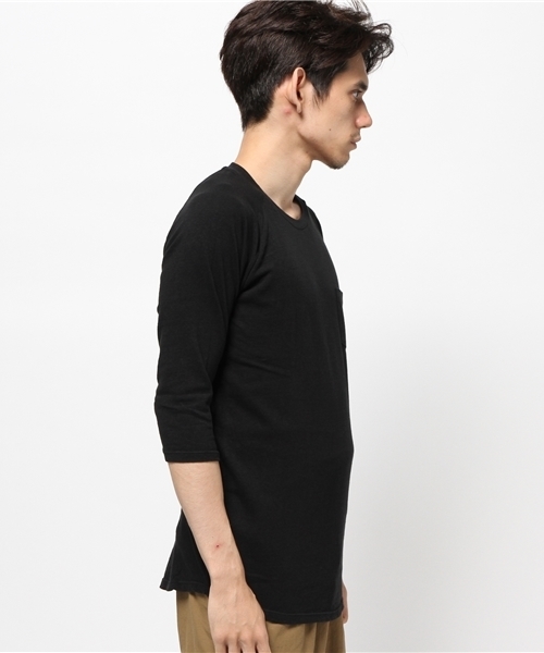 CIAOPANIC TYPY（チャオパニックティピー）の「【oblekt】オブレクトウールブレンド（Tシャツ/カットソー・メンズ・ホワイト/ネイビー/ブラック・LARGE/MEDIUM）」の5枚目の写真