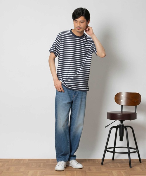 EDWIN（エドウィン）の「EDWIN(エドウィン)ライトオンスデニム ルーズストレート（デニムパンツ・メンズ・ダークインディゴブルー・M/XL/S/L）」の2枚目の写真