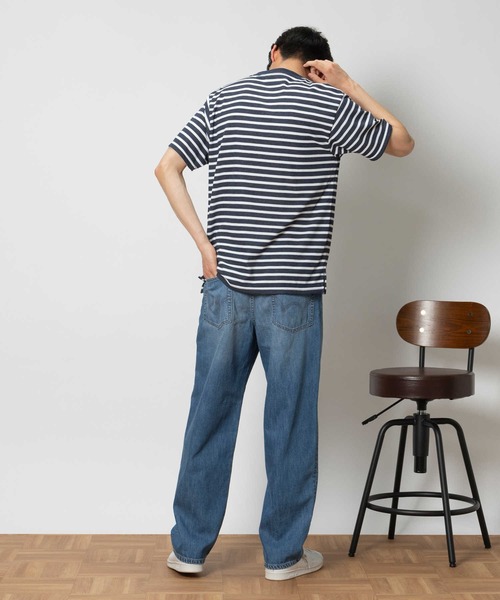 EDWIN（エドウィン）の「EDWIN(エドウィン)ライトオンスデニム ルーズストレート（デニムパンツ・メンズ・ダークインディゴブルー・M/XL/S/L）」の5枚目の写真