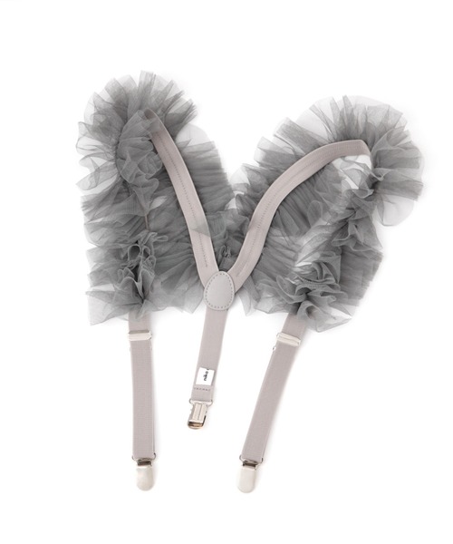 niko and...（ニコアンド）の「オリジナルフリルサスペンダー（サスペンダー・レディース・グレー/ブラック/スモーク・0）」の8枚目の写真