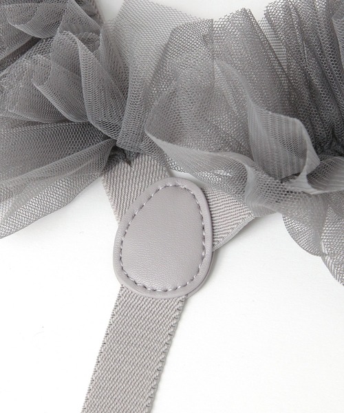 niko and...（ニコアンド）の「オリジナルフリルサスペンダー（サスペンダー・レディース・グレー/ブラック/スモーク・0）」の10枚目の写真