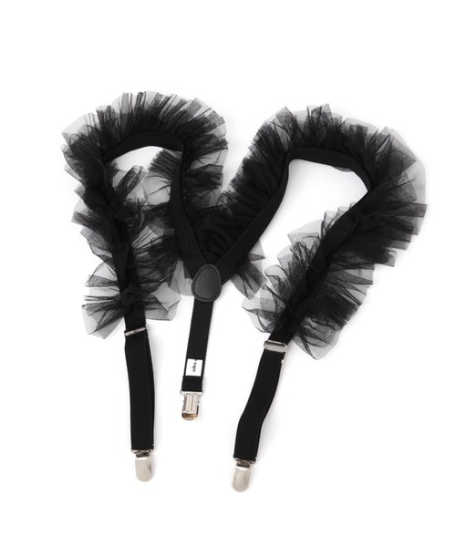 niko and...（ニコアンド）の「オリジナルフリルサスペンダー（サスペンダー・レディース・グレー/ブラック/スモーク・0）」の11枚目の写真