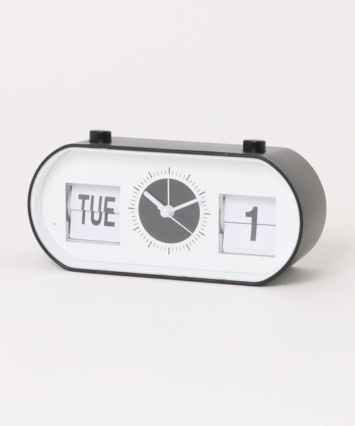 ammy.（エイミードット）の「【 ammy. / エイミードット 】 フリップカレンダー / アナログ 置時計（置時計・レディース・ホワイト/ブラック/ブラック系その他・FREE）」の12枚目の写真