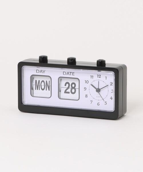 ammy.（エイミードット）の「【 ammy. / エイミードット 】 フリップカレンダー / アナログ 置時計（置時計・レディース・ホワイト/ブラック/ブラック系その他・FREE）」の13枚目の写真