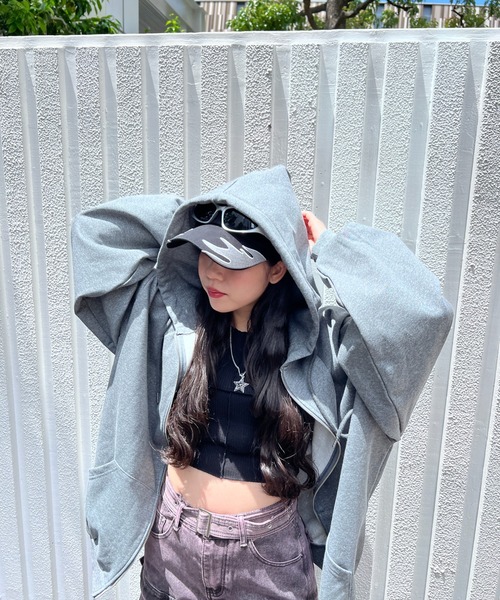 Figments（フィグメンツ）の「グリッタービッグZIPパーカー（パーカー