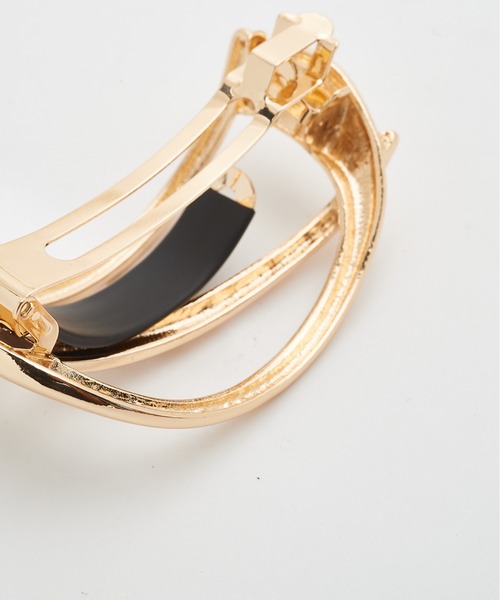【LES CLEIAS】べっ甲クリップバレッタ Embroidery Hair Barrette 'Isabella'（バレッタ/ヘアクリップ