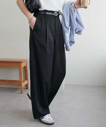 DISCOAT | タックワイドパンツ(その他パンツ)