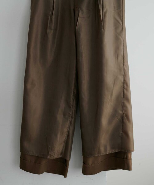 DISCOAT(ディスコート)の「タックワイドパンツ(その他パンツ・レディース・ブラウン/ブラック/グレー・FREE)」の14枚目の写真