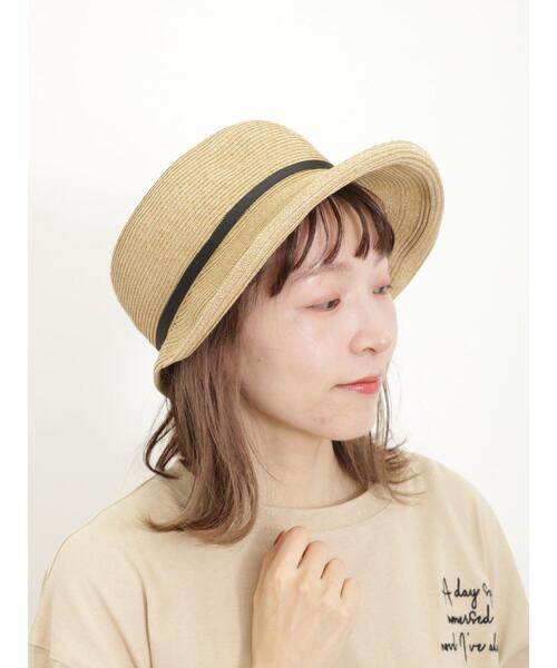 Samansa Mos2(サマンサ モスモス)の「【吸水速乾】ブレードハット(ハット・レディース・ベージュ/ブラウン・F)」の17枚目の写真
