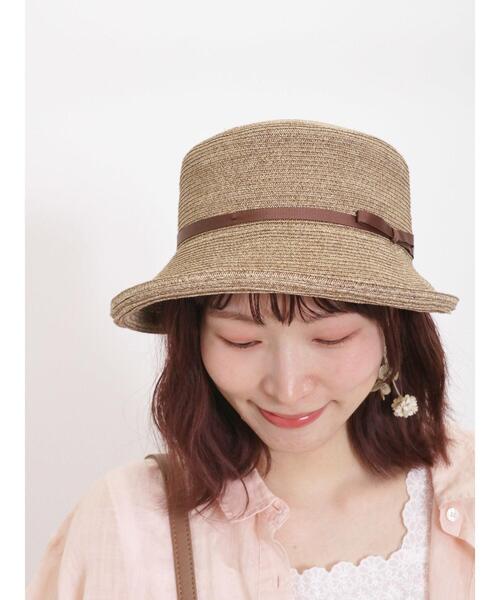 Samansa Mos2(サマンサ モスモス)の「【吸水速乾】ブレードハット(ハット・レディース・ベージュ/ブラウン・F)」の13枚目の写真