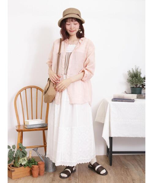 Samansa Mos2(サマンサ モスモス)の「【吸水速乾】ブレードハット(ハット・レディース・ベージュ/ブラウン・F)」の14枚目の写真