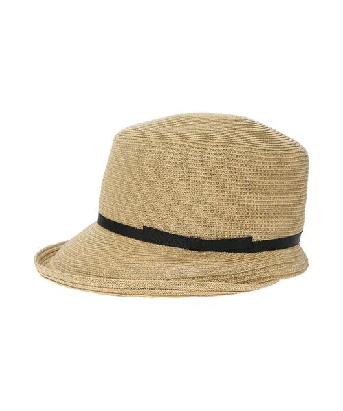 Samansa Mos2(サマンサ モスモス)の「【吸水速乾】ブレードハット(ハット・レディース・ベージュ/ブラウン・F)」の6枚目の写真