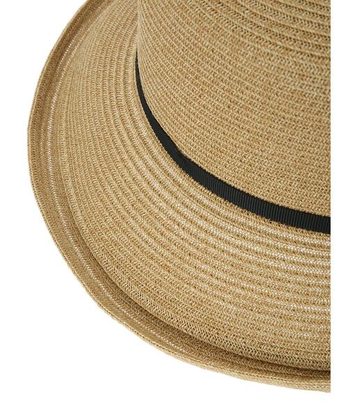 Samansa Mos2(サマンサ モスモス)の「【吸水速乾】ブレードハット(ハット・レディース・ベージュ/ブラウン・F)」の8枚目の写真