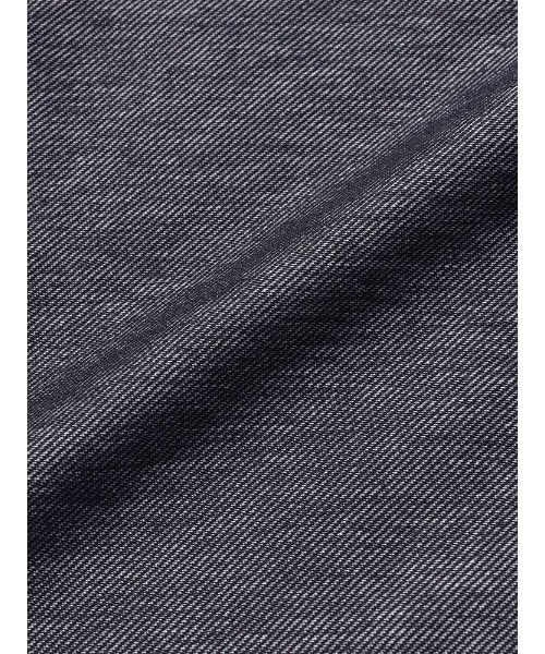 Perfect Suit FActory(パーフェクトスーツファクトリー)の「デニム調 ポロシャツ ワンピースカラー【ビジネス対応可】ネイビー/ブルー/ブラック/ブラウン(ポロシャツ・メンズ・ブラウン/ネイビー/ブラック・S/L/M/LL)」の4枚目の写真