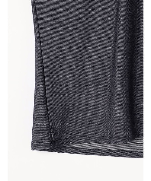 Perfect Suit FActory(パーフェクトスーツファクトリー)の「デニム調 ポロシャツ ワンピースカラー【ビジネス対応可】ネイビー/ブルー/ブラック/ブラウン(ポロシャツ・メンズ・ブラウン/ネイビー/ブラック・S/L/M/LL)」の8枚目の写真