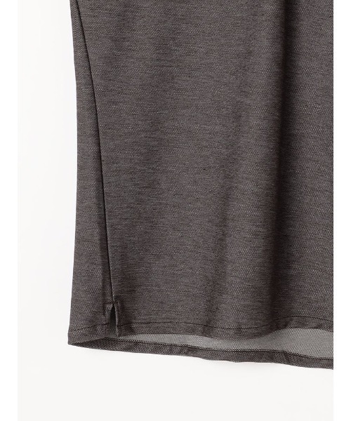 Perfect Suit FActory(パーフェクトスーツファクトリー)の「デニム調 ポロシャツ ワンピースカラー【ビジネス対応可】ネイビー/ブルー/ブラック/ブラウン(ポロシャツ・メンズ・ブラウン/ネイビー/ブラック・S/L/M/LL)」の13枚目の写真