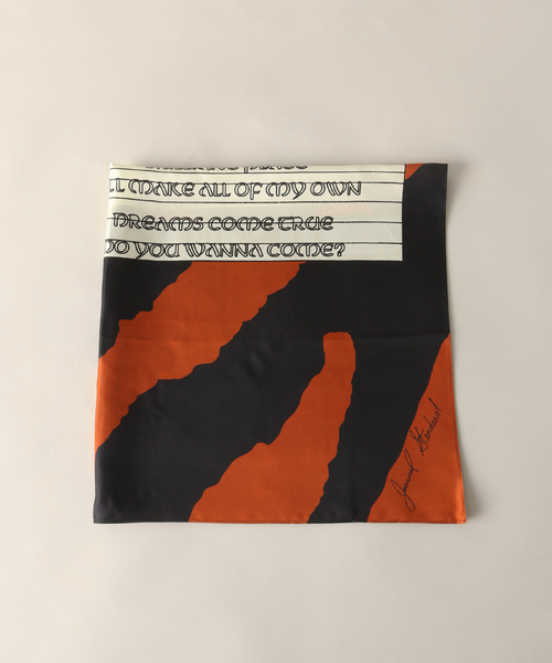 JOURNAL STANDARD(ジャーナルスタンダード)の「オリジナルシルクスカーフ(バンダナ/スカーフ・レディース・オレンジ系その他/グリーン系その他・FREE)」の3枚目の写真