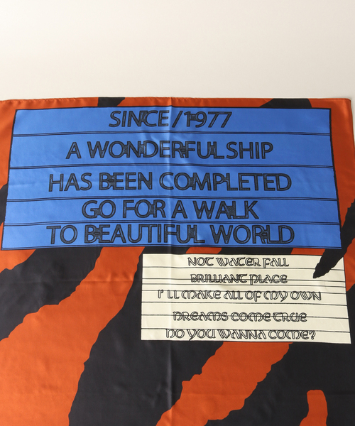 JOURNAL STANDARD(ジャーナルスタンダード)の「オリジナルシルクスカーフ(バンダナ/スカーフ・レディース・オレンジ系その他/グリーン系その他・FREE)」の8枚目の写真