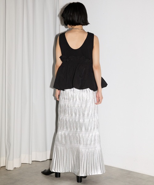 leimn（レイムン）の「ドッキングバルーンタンク（タンクトップ・レディース・ブラック・FREE）」の5枚目の写真