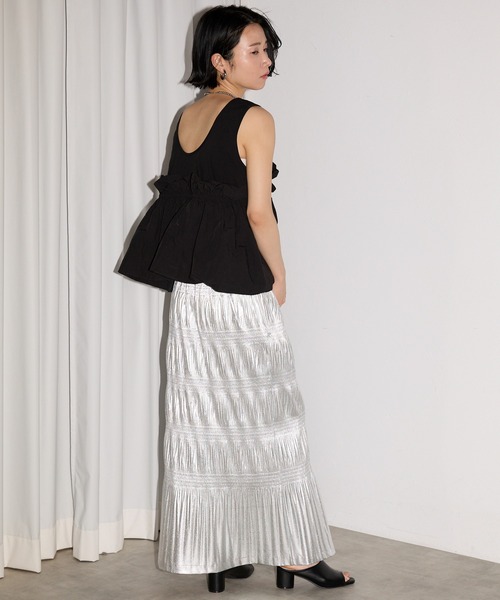 leimn（レイムン）の「ドッキングバルーンタンク（タンクトップ・レディース・ブラック・FREE）」の7枚目の写真